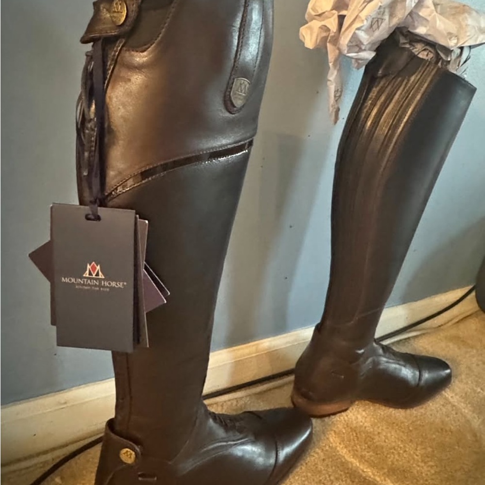 Mountain Horse Tall Brown Field Boots